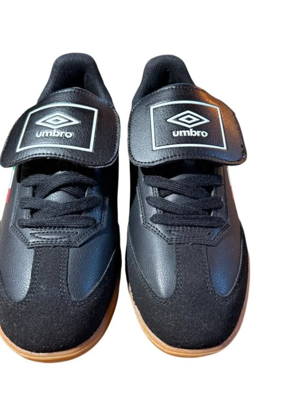 New W/out Box Umbro Sneakers Size 7 Black PU Upper Gum Sole